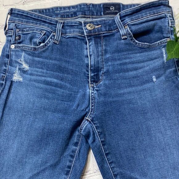 Adriano Goldschmied The Legging Ankle Super Skinny Distressed Jeans 27 - Picture 4 of 16